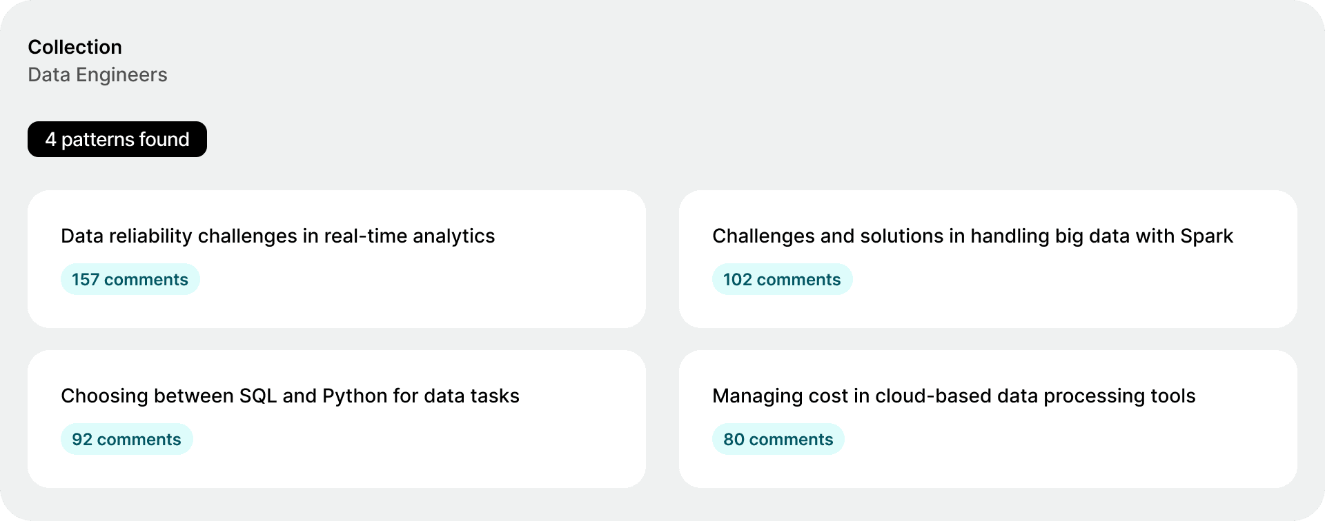 Screenshot of the Ask anything feature